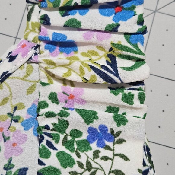 Spring Cabi Floral Sleeveless Blouse Top S Multicolor Polyester - Picture 5 of 10